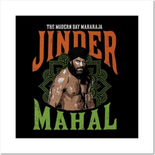 Jinder Mahal Modern Day Maharaja Posters and Art